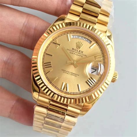 rolex day date ii yellow gold fake|rolex day date 228238.